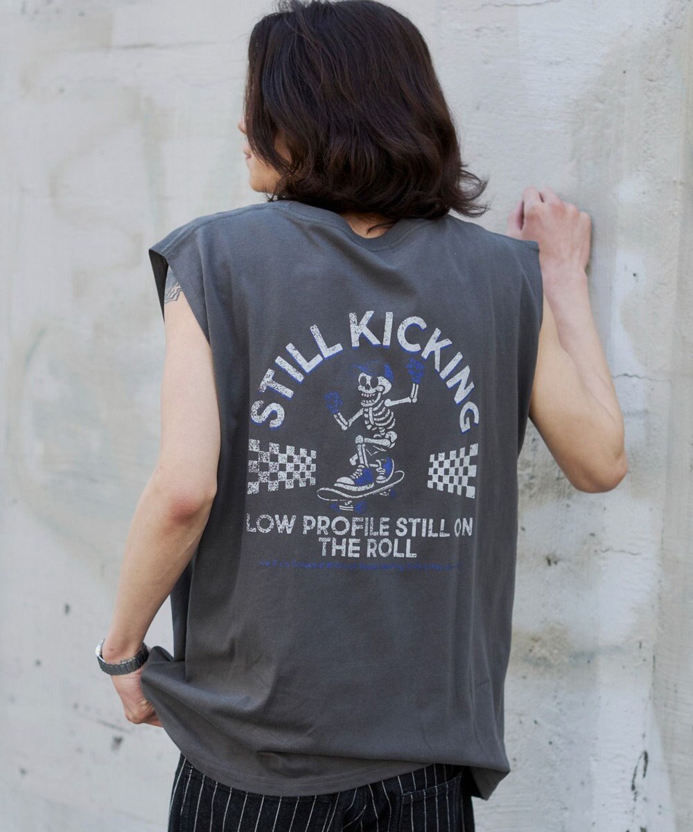 WEGO 【ユニセックス着用ITEM/MLサイズ展開】グラフィックBIGノースリーブ 