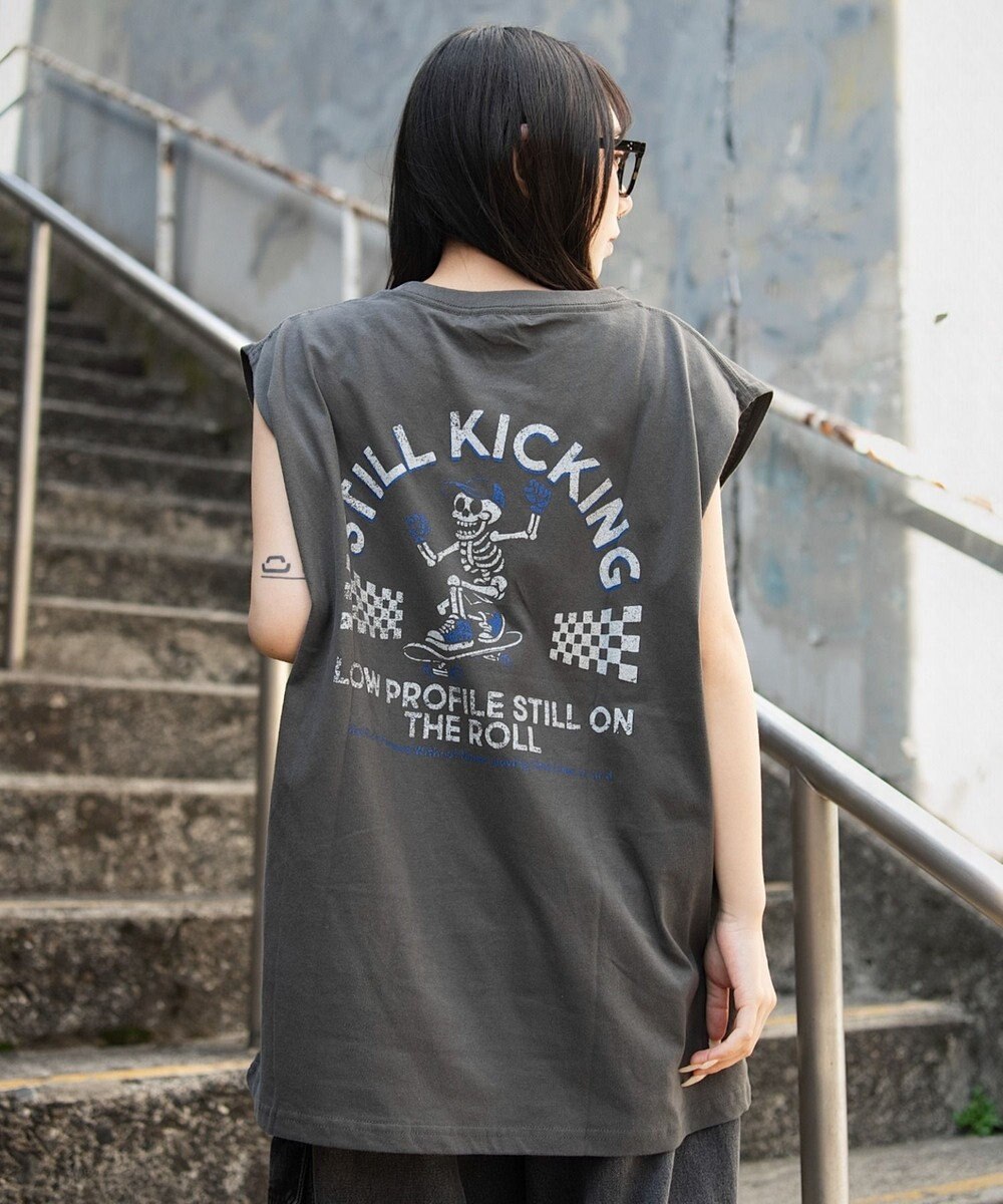 WEGO 【ユニセックス着用ITEM/MLサイズ展開】グラフィックBIGノースリーブ 