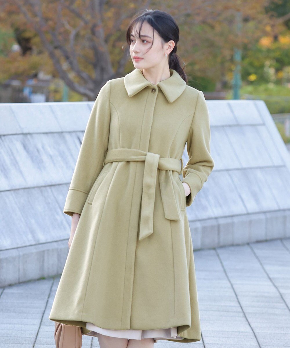 Tiaclasse フェイクウールステンカラーコート 