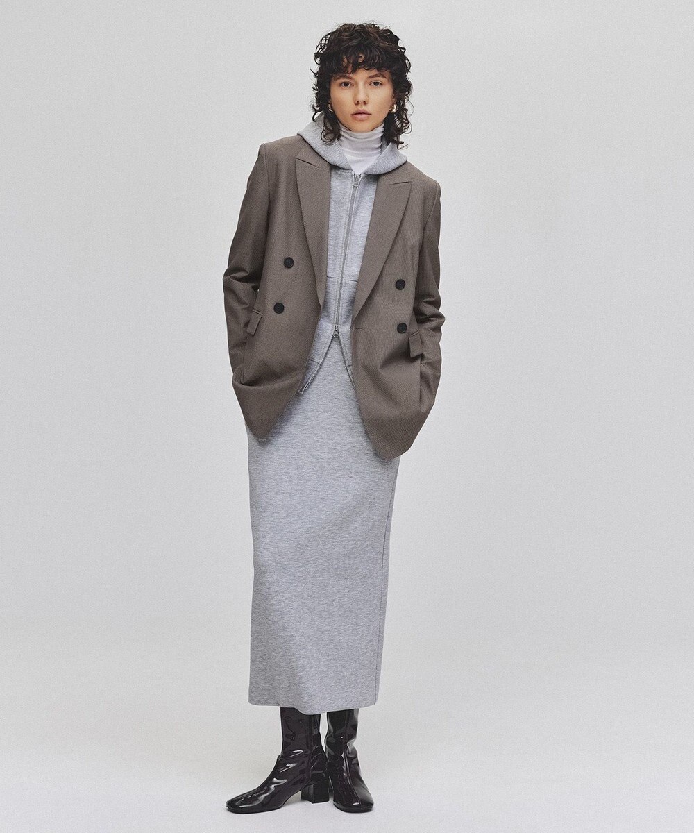 UNFILO 【野呂佳代さん着用】BEAUTY FORM JERSEY Iラインスカート 