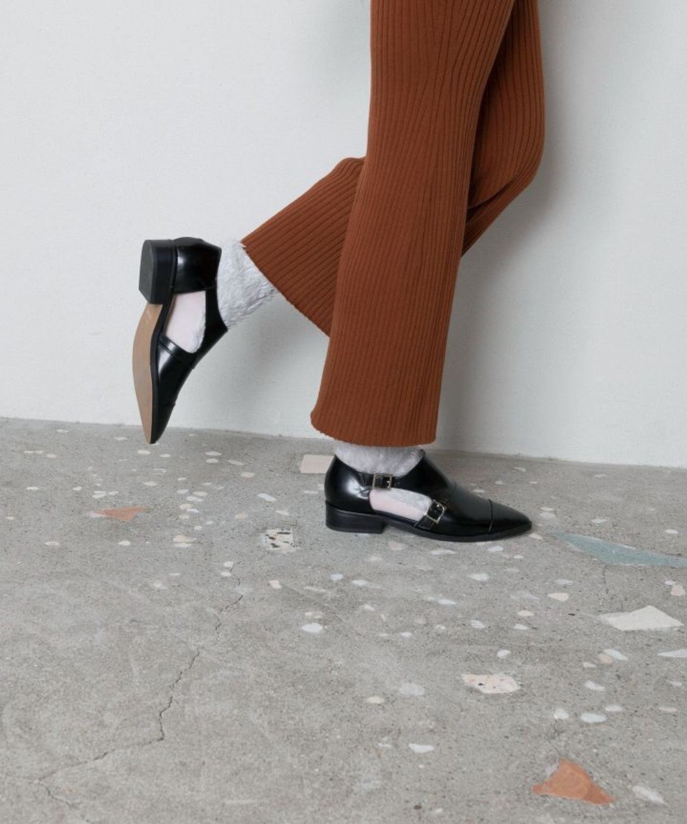 TRICOTE FAKE FUR HIGH SOCKS／フェイクファーハイソックス 