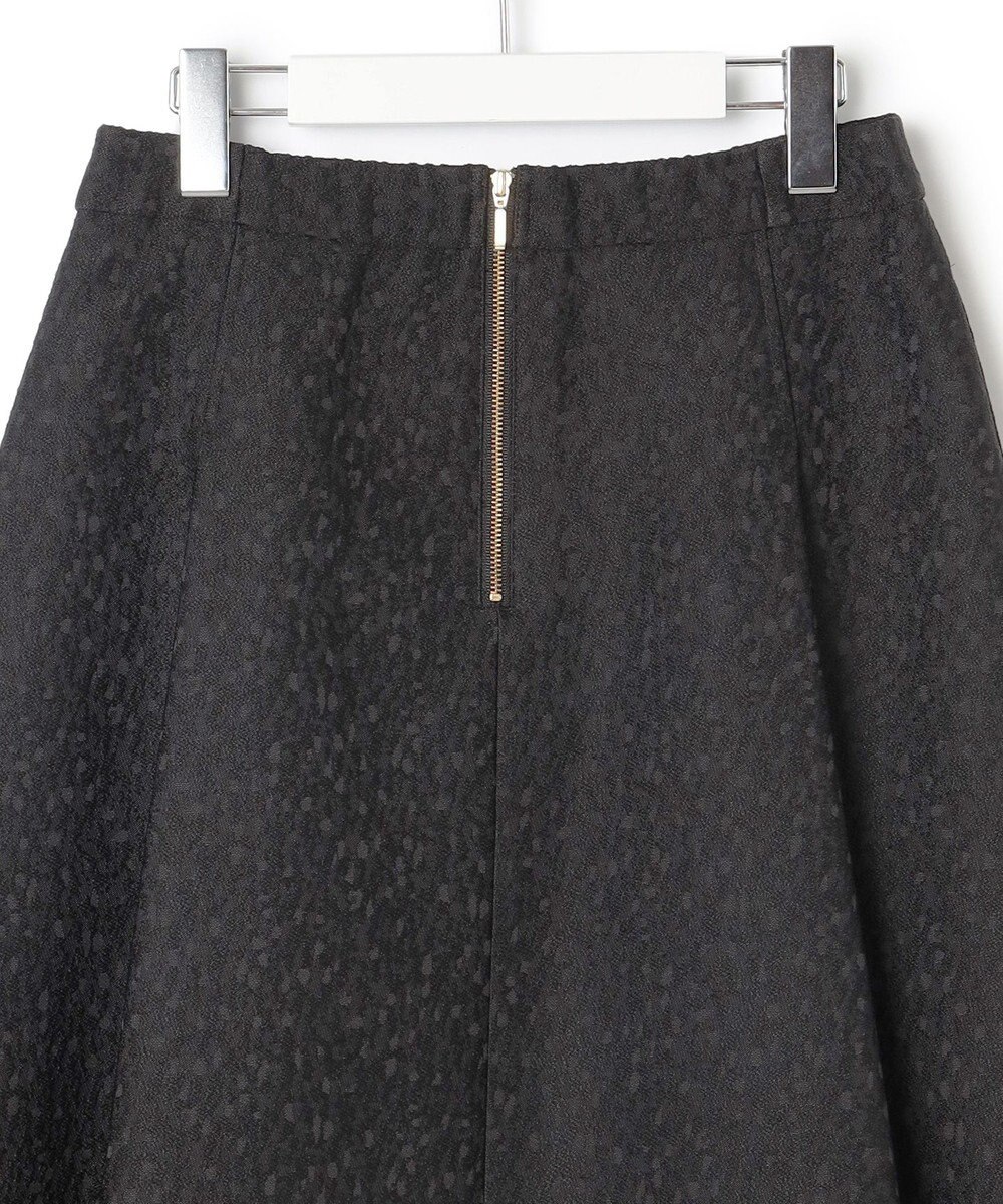 23区 S 【洗える】ジオメトリックジャカード タックフレア スカート 