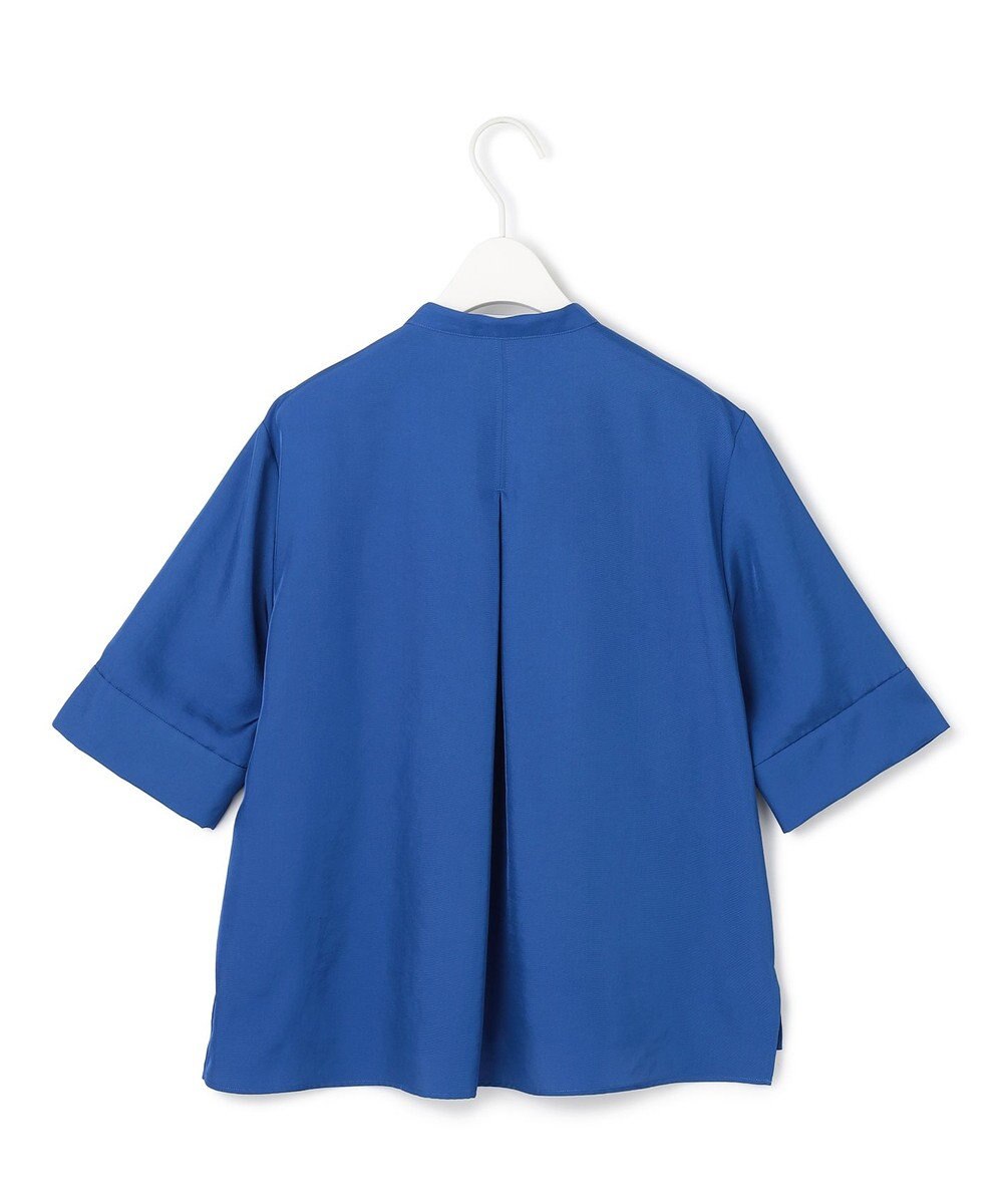 ICB L 【WEB限定・接触冷感・速乾・洗える】シルキーツイル 半袖クロップドシャツ 