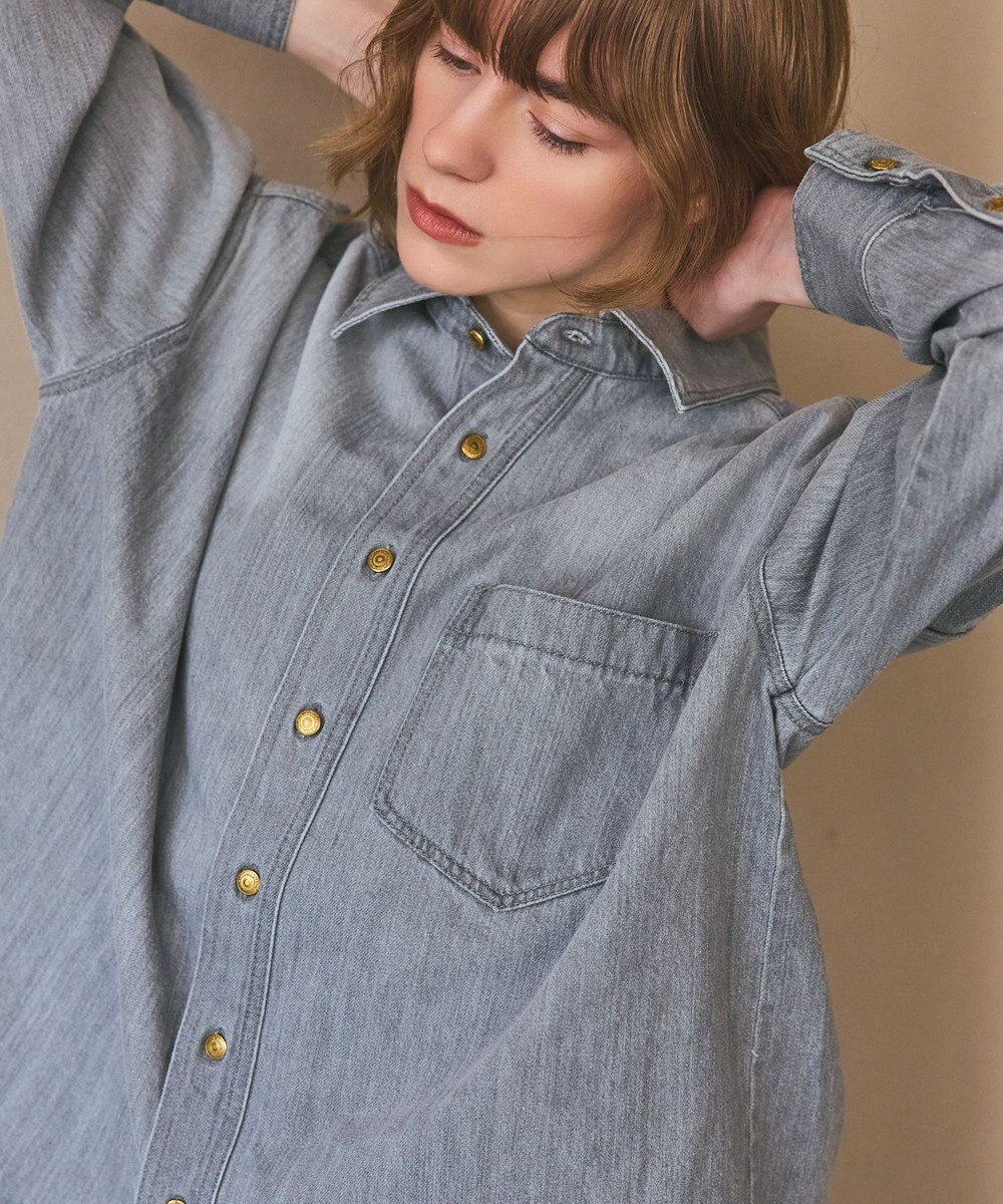GRACE CONTINENTAL 10ozムラ糸デニムシャツ 