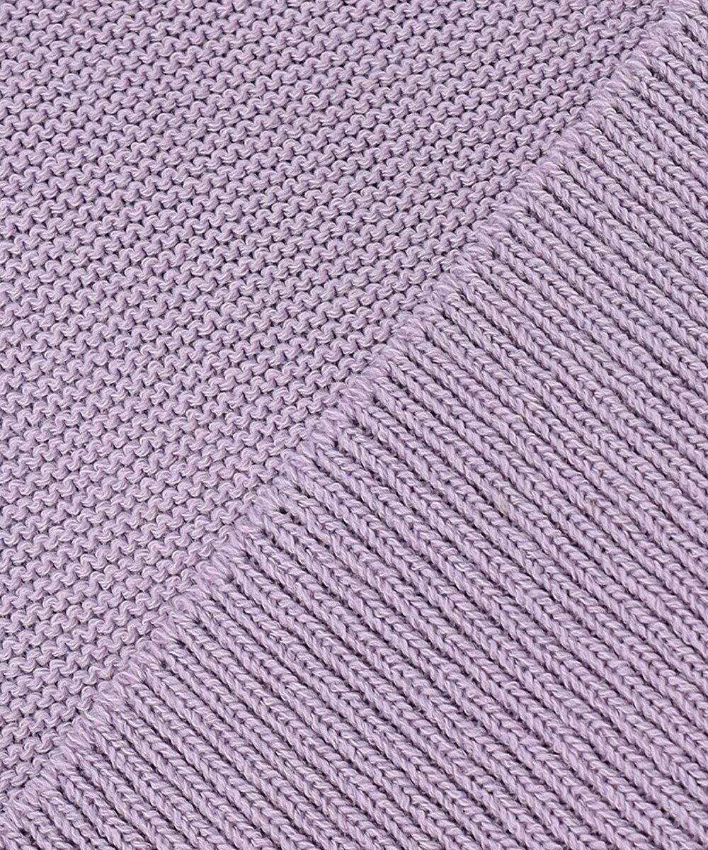 自由区 【洗える】コットンストレッチホールガーメント プルオーバーニット 