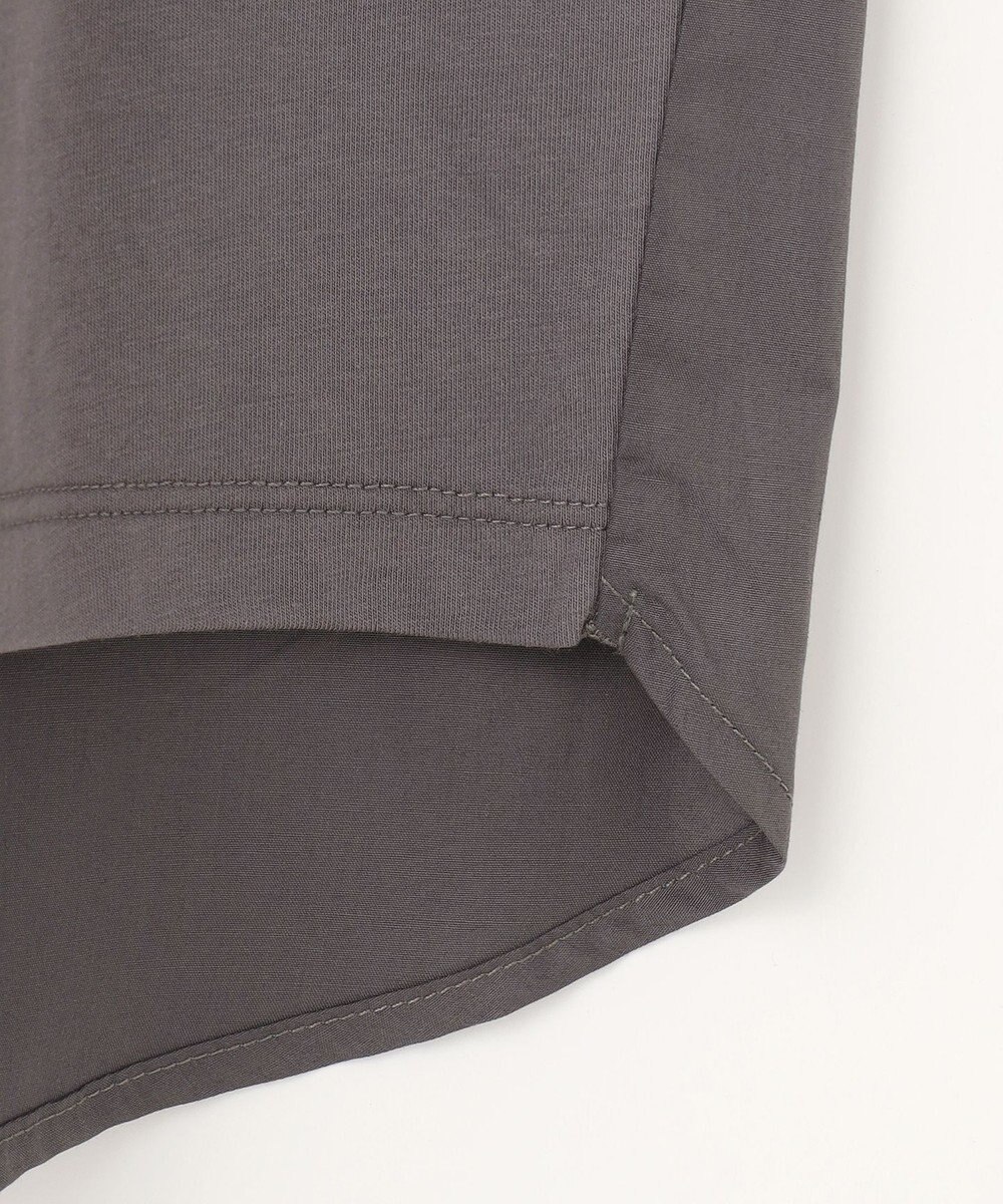 ANY L 【吸水速乾/シワになりにくい/アンチピリング】バックフレアフレンチスリーブカットソー 