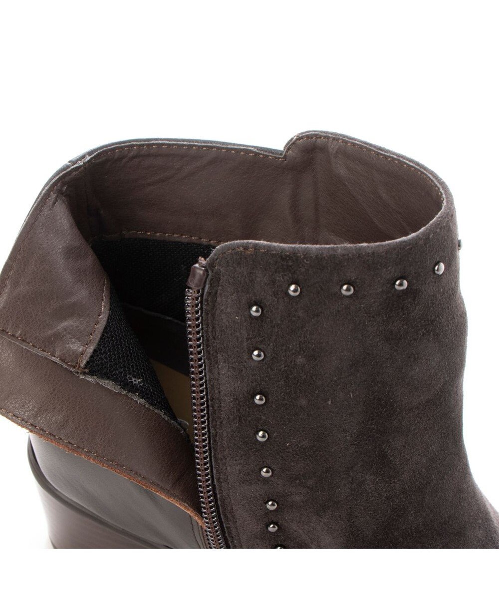 ing <ing>スクエアトゥショートブーツ 