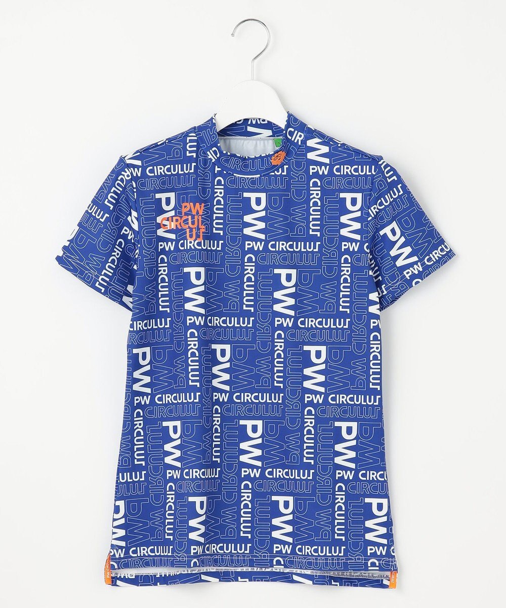 PW CIRCULUS 【UVカット / 吸水速乾 / 伸縮性抜群】【WOMEN】PWロゴ柄モック 