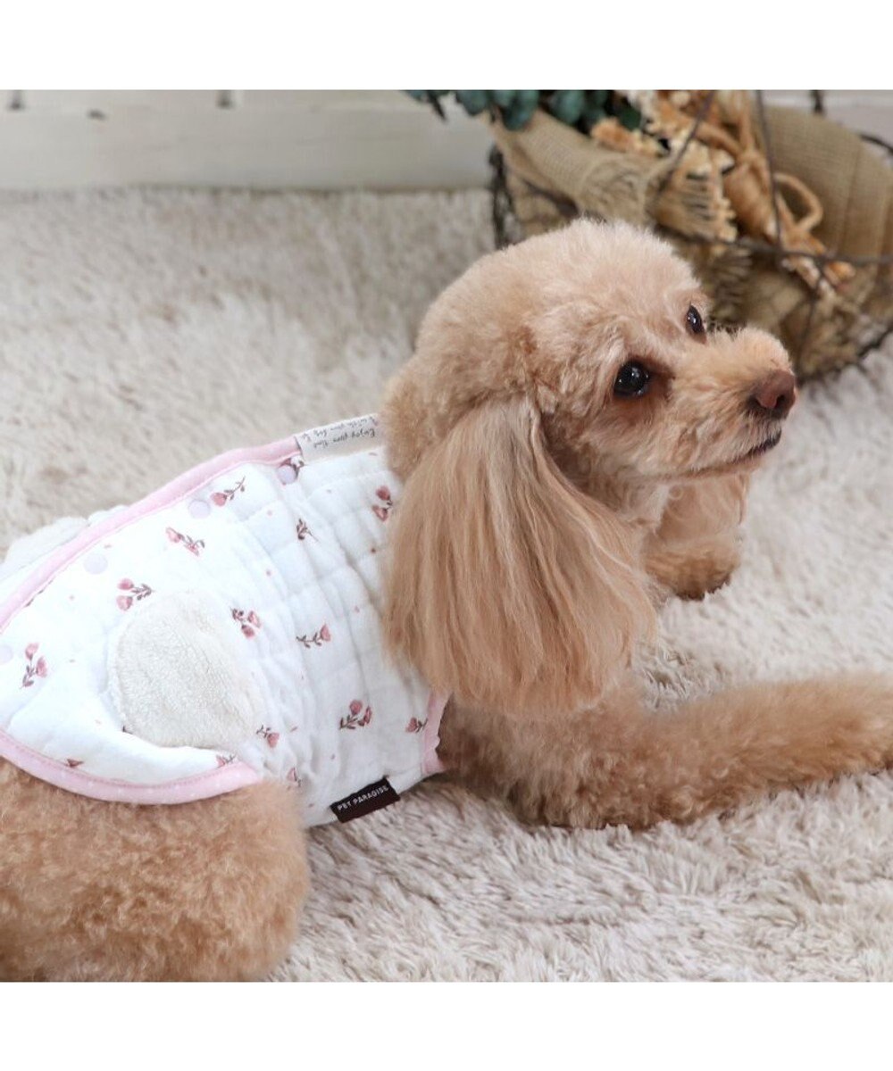 PET PARADISE ペットパラダイス  ふわりとキルト ベスト 花柄  小型犬 