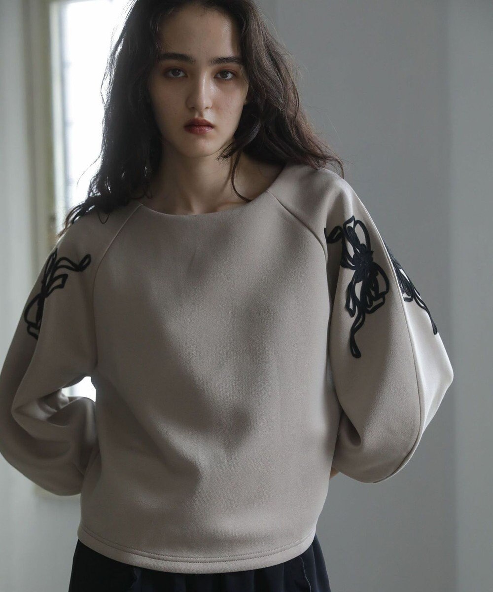 Green Parks ■ＥＳＣＡＲ　リボンコード刺繍プルオーバー 