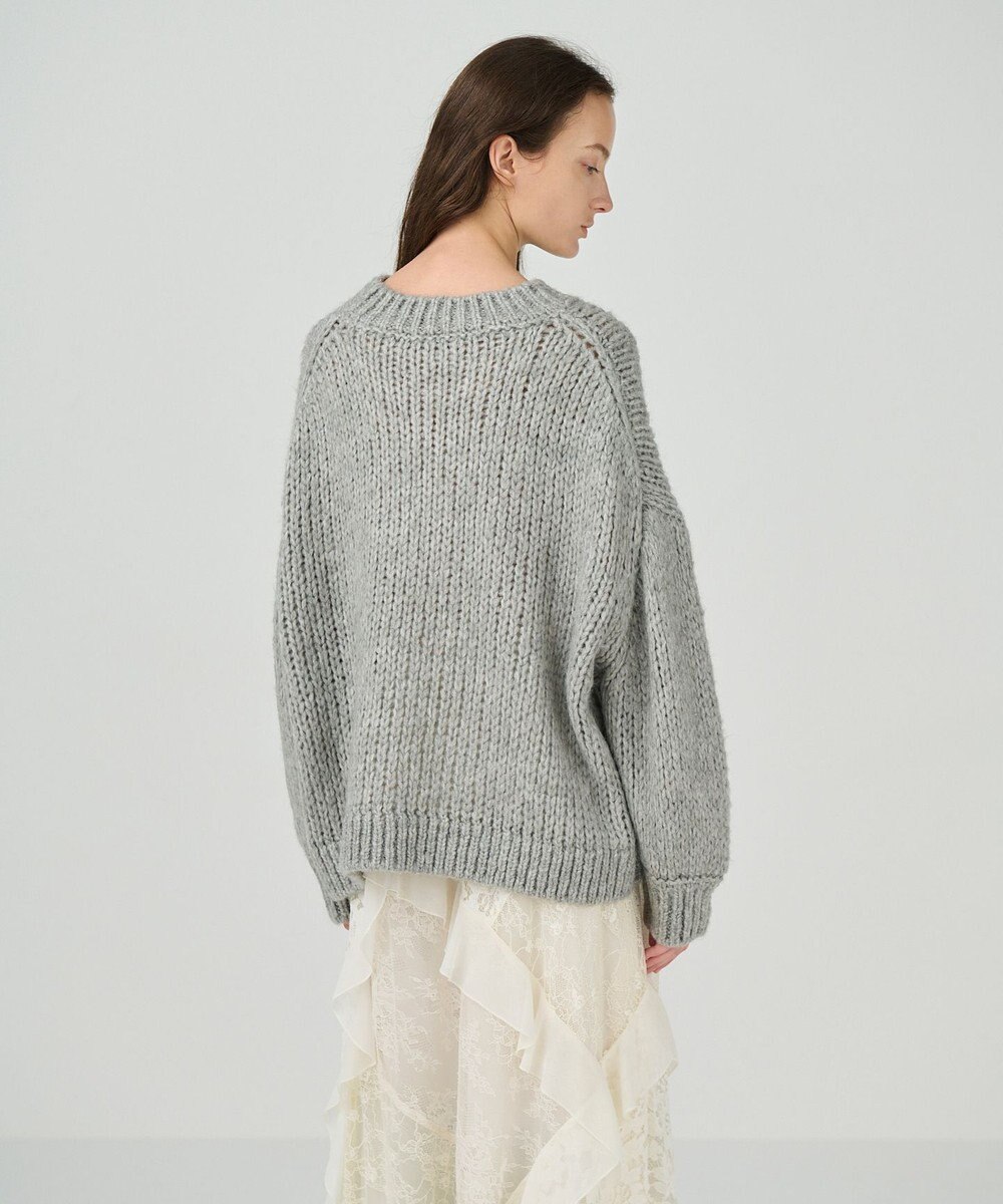 GRACE CONTINENTAL オーバールーズニットトップ 