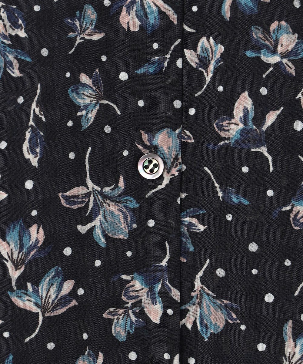 組曲 S フラワードットプリント ブラウス 