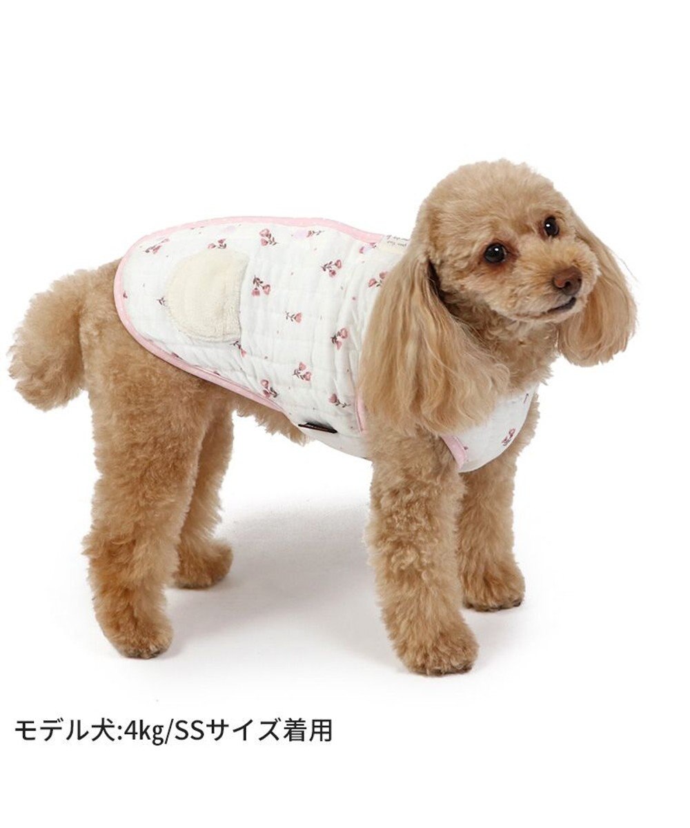 PET PARADISE ペットパラダイス  ふわりとキルト ベスト 花柄  小型犬 