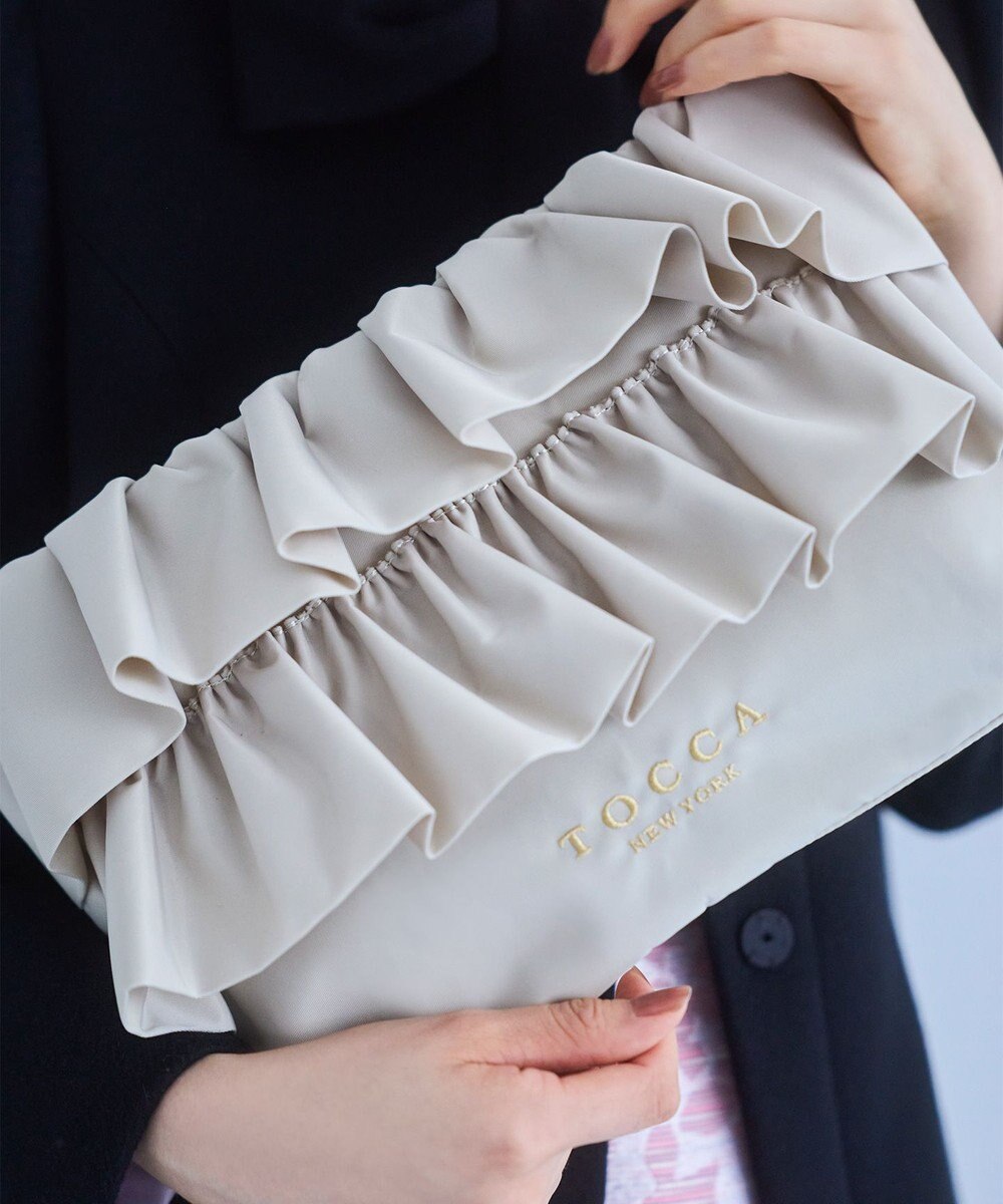 TOCCA 【美人百花掲載】【新色登場】FRILL POCHETTE ポシェット 