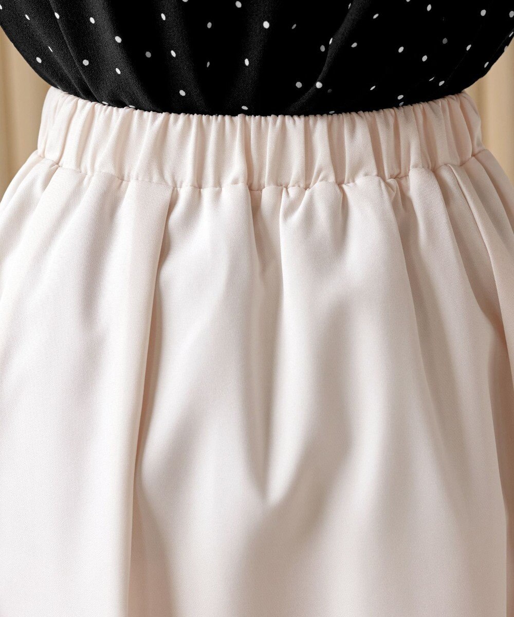 Tiaclasse 【洗える】レイヤードチュールフレアスカート 