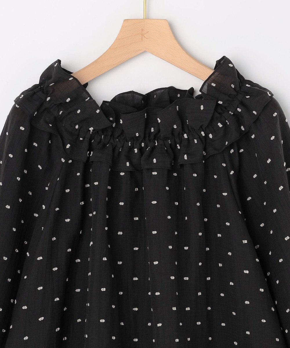 組曲 【先行予約・Flower Collection】フラワードット ブラウス 