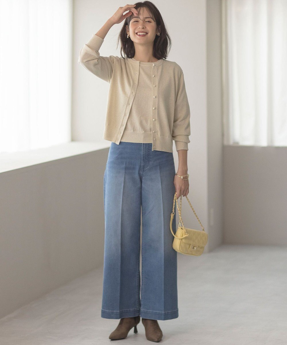 組曲 【WEB限定・2SET】ラメ入りアンサンブルニット 