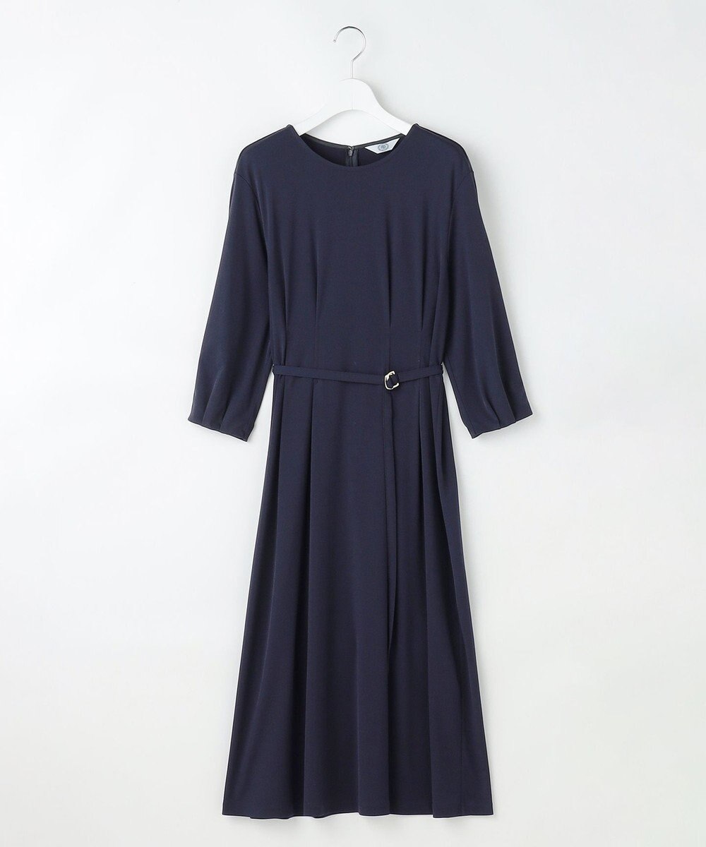 J.PRESS LADIES S トリアセスムース フレア ワンピース 