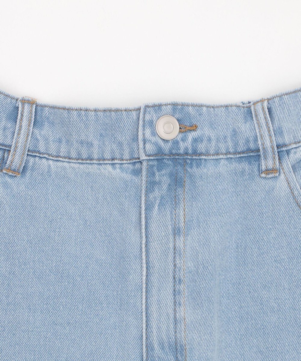 WEGO 【ウエストゴム/楽ちん】サマーデニムサイドリボンパンツ 