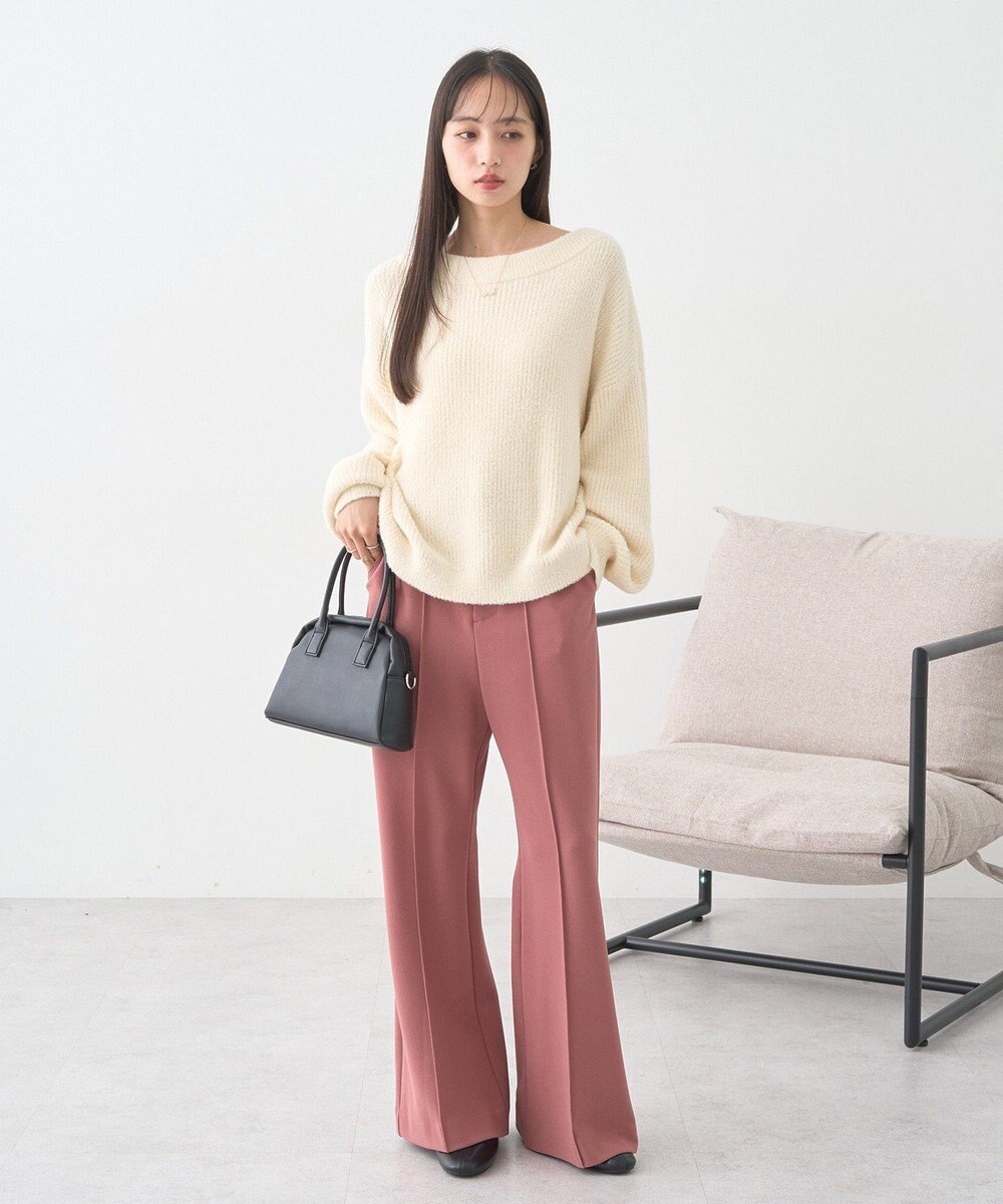 earth music&ecology センターシームフレアパンツ 