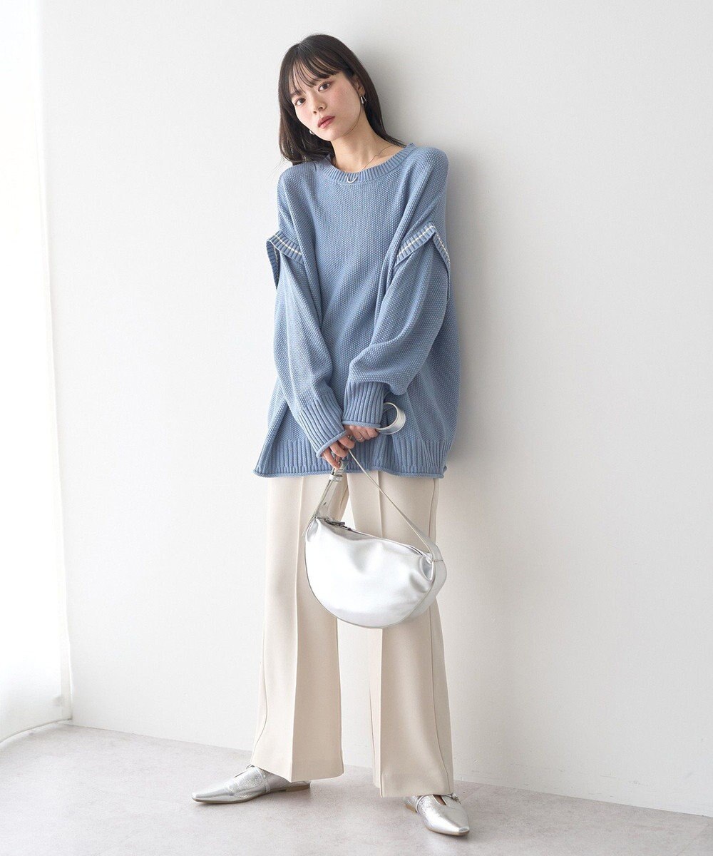 earth music&ecology センターシームフレアパンツ 