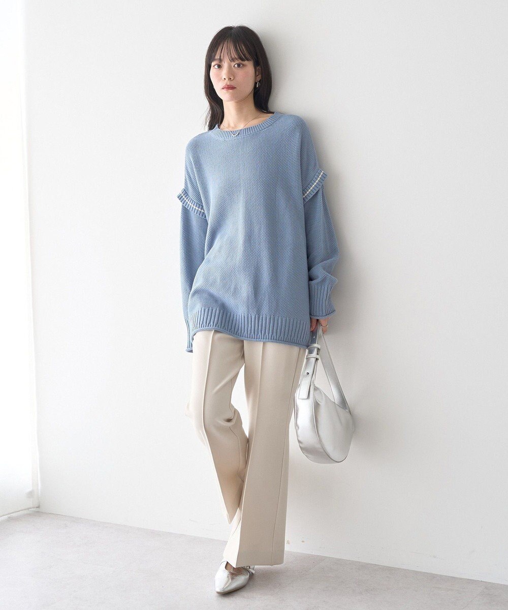 earth music&ecology センターシームフレアパンツ 