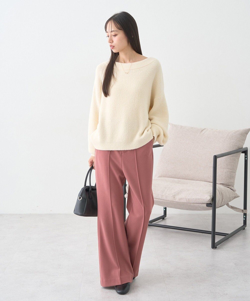 earth music&ecology センターシームフレアパンツ 