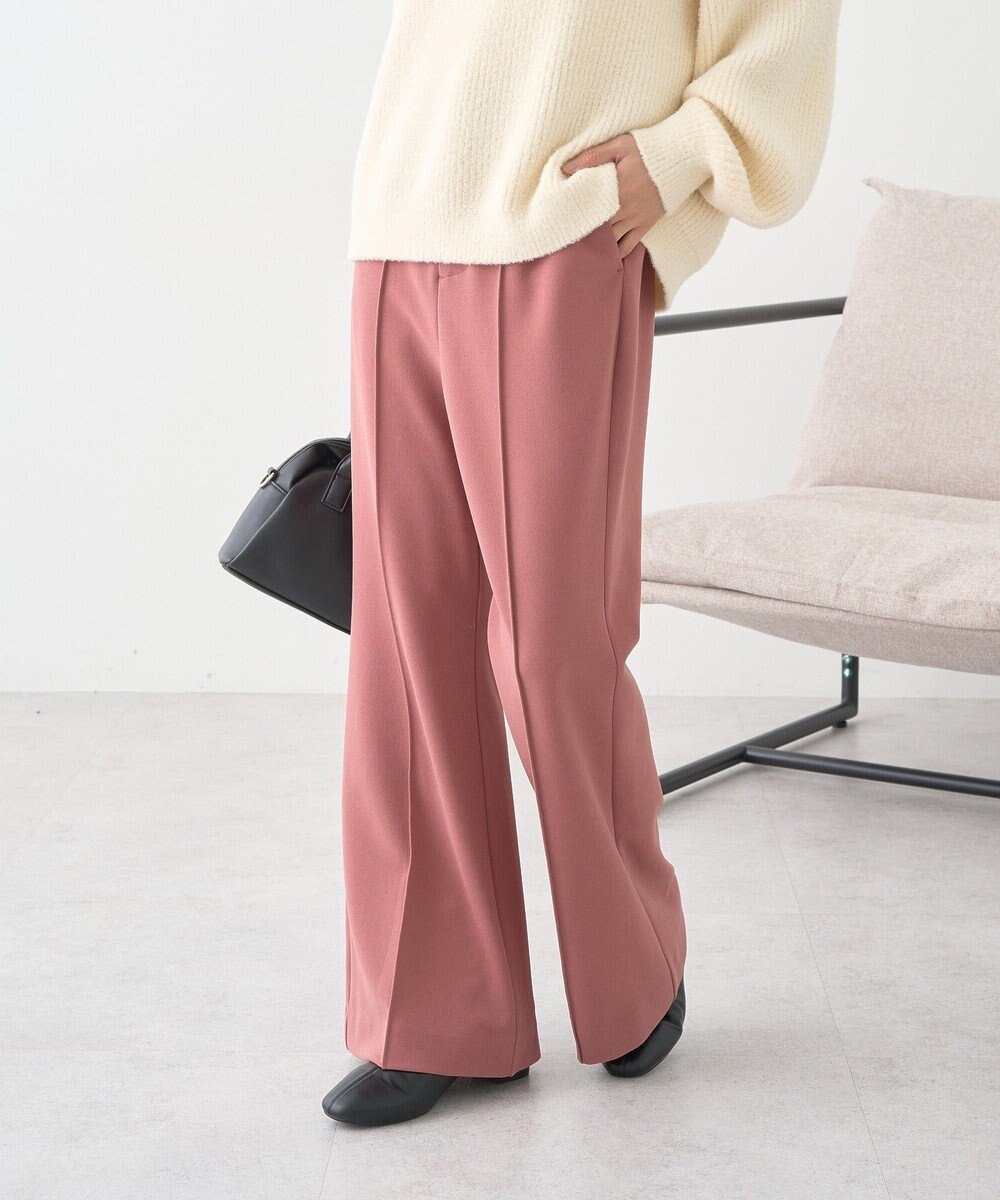 earth music&ecology センターシームフレアパンツ 