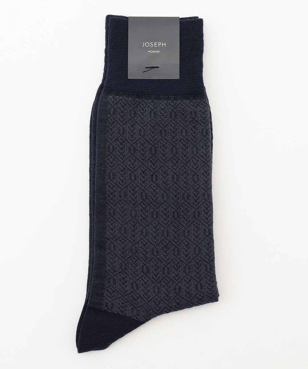 JOSEPH HOMME フォレストダイヤパターン　ソックス 