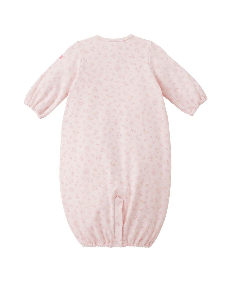 MIKI HOUSE HOT BISCUITS 【50-60㎝】 スムース素材 総柄ツーウェイオール 