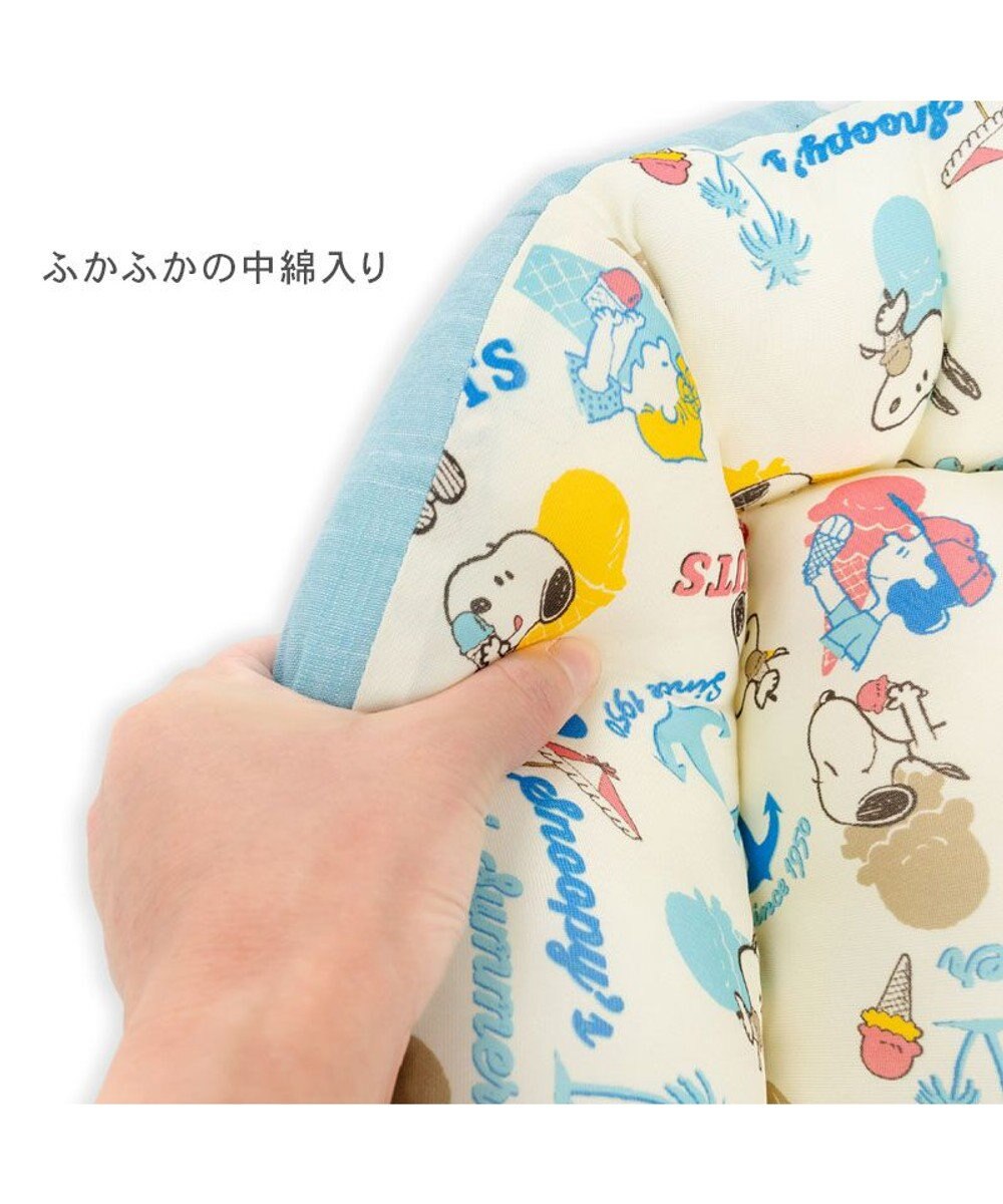 PET PARADISE スヌーピー クールカドラー 《アイス柄》 角型 LL 