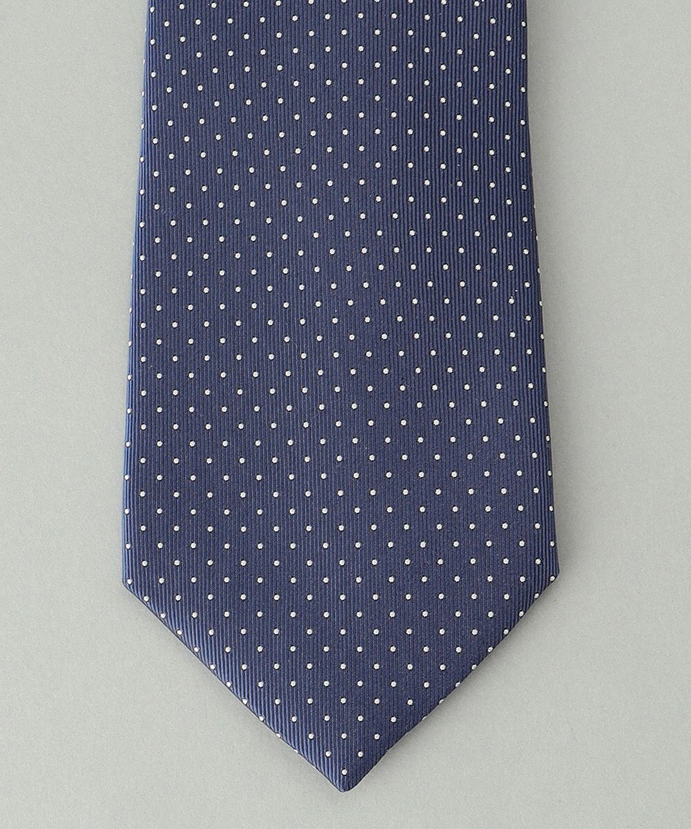 GOTAIRIKU 定番【日本製】シルク ネクタイ_ピンドット 