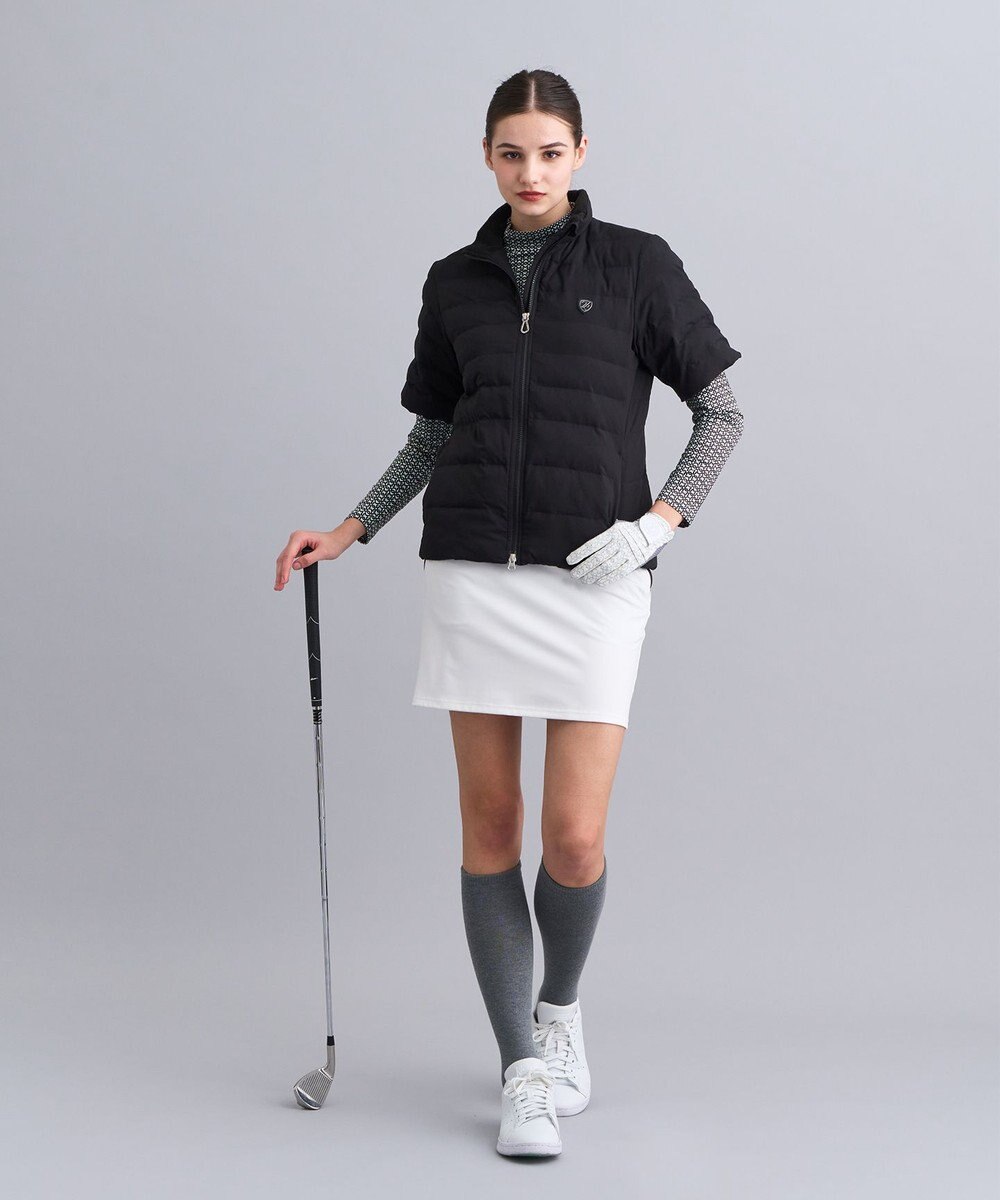 23区GOLF 【WOMEN】モノグラムプリントモックネック 