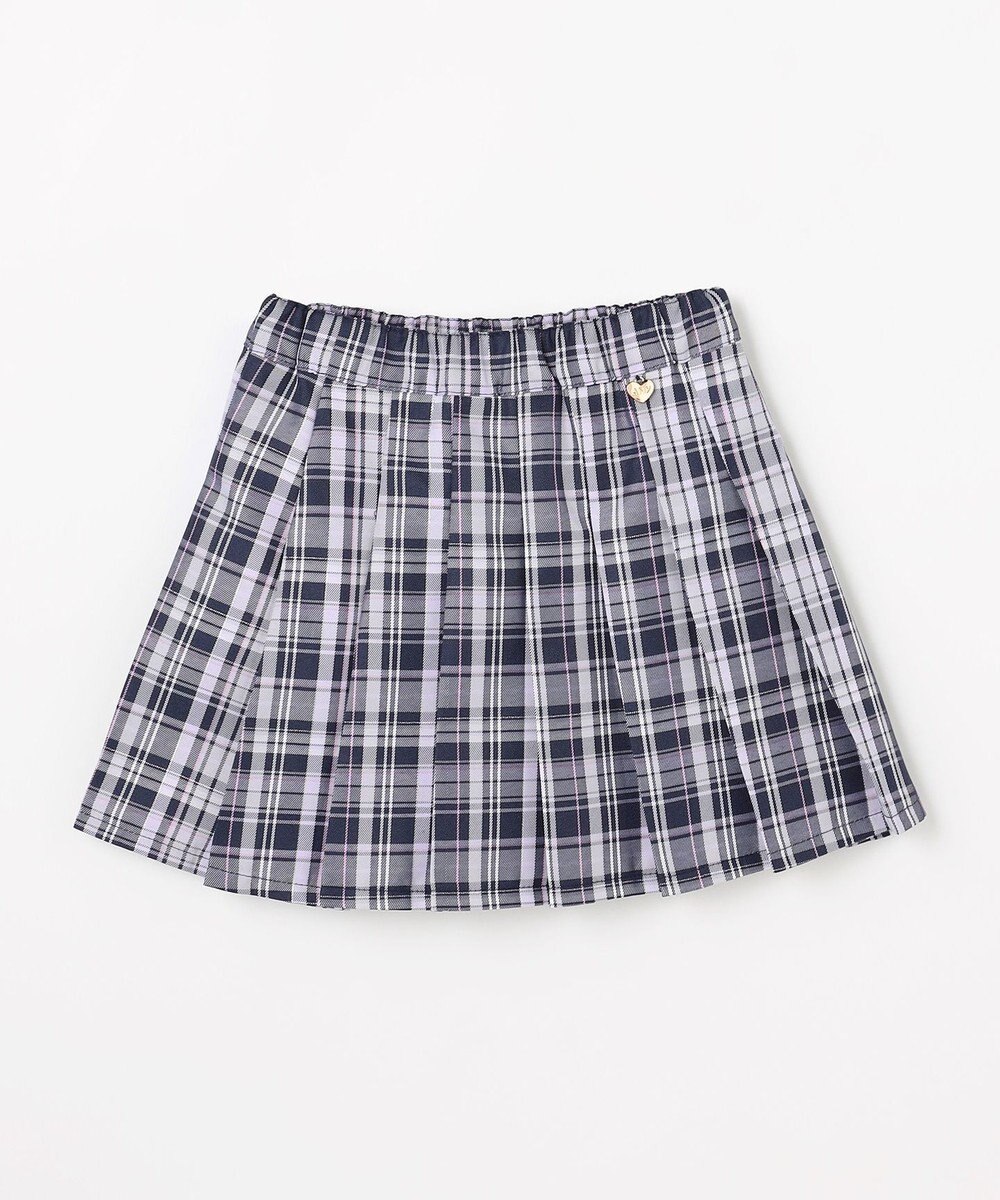 ANY KIDS チェックプリーツスカパン 