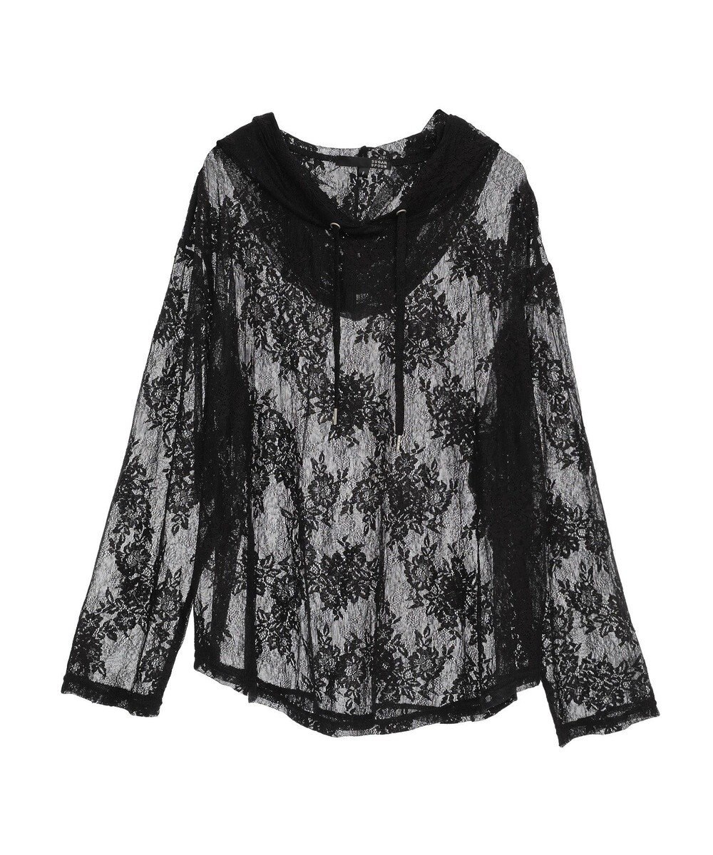 Green Parks ・ＳＵＧＡＲ　ＳＰＯＯＮ　シアーレースフーディー 