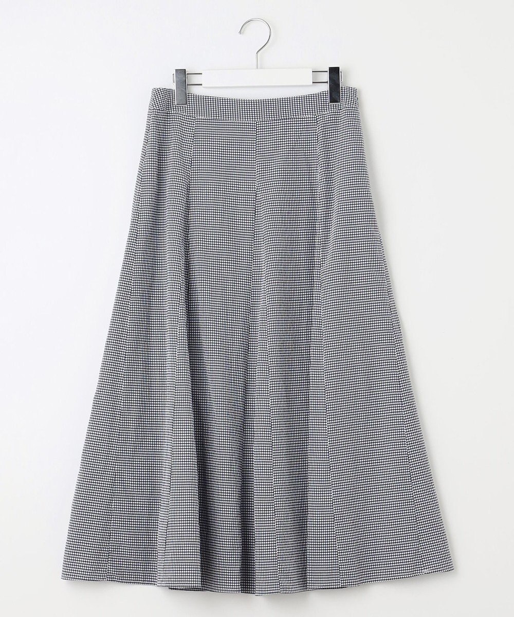 J.PRESS LADIES S 【洗える】アセVis ギンガム スカート 