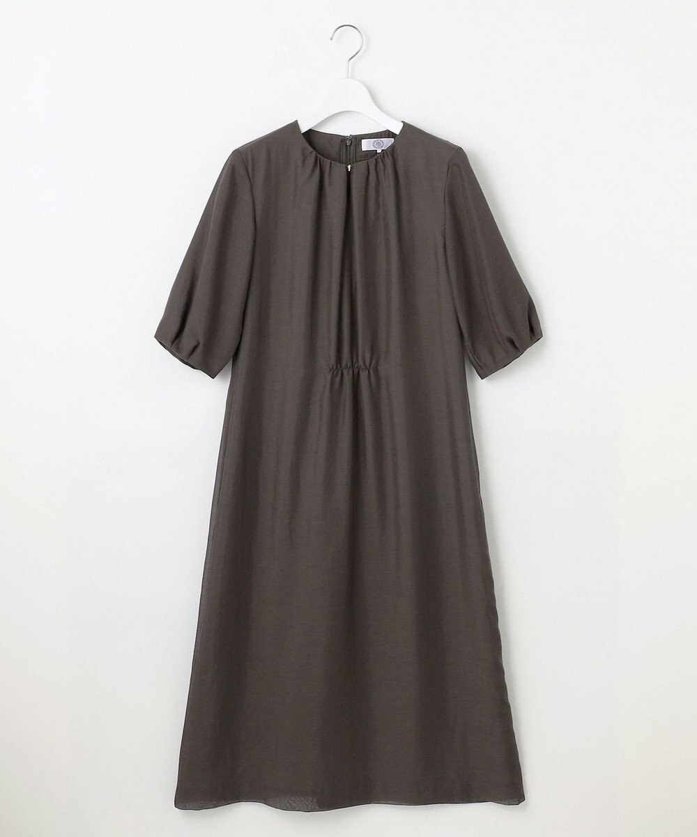 J.PRESS LADIES 【洗える】ブライトスパンボイル ワンピース 