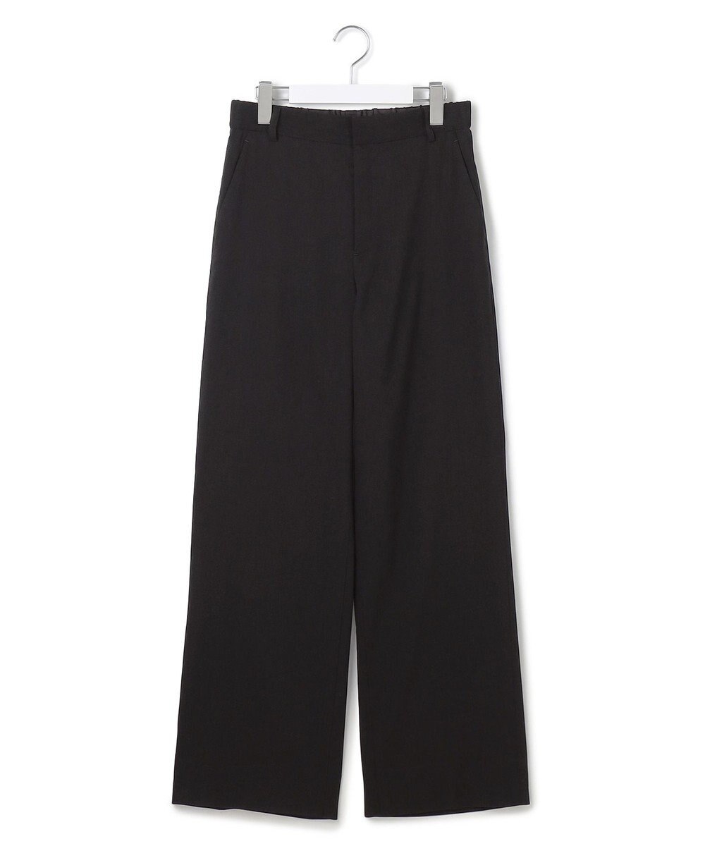 23区 L 【Oggi5月号掲載/洗える】リネンレーヨンストレッチ ワイド パンツ 