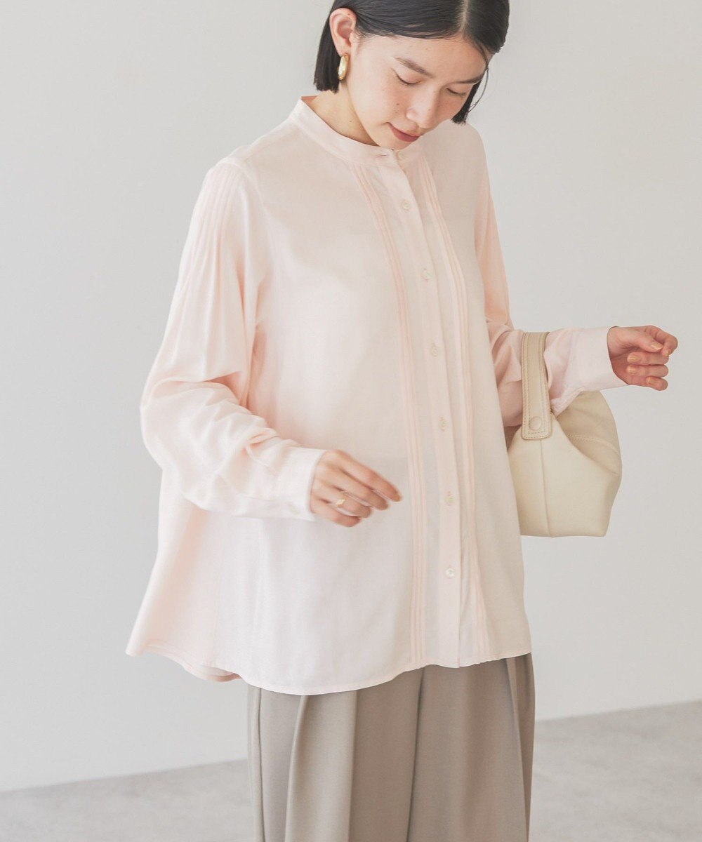 AMERICAN HOLIC サラックールタックブラウス 