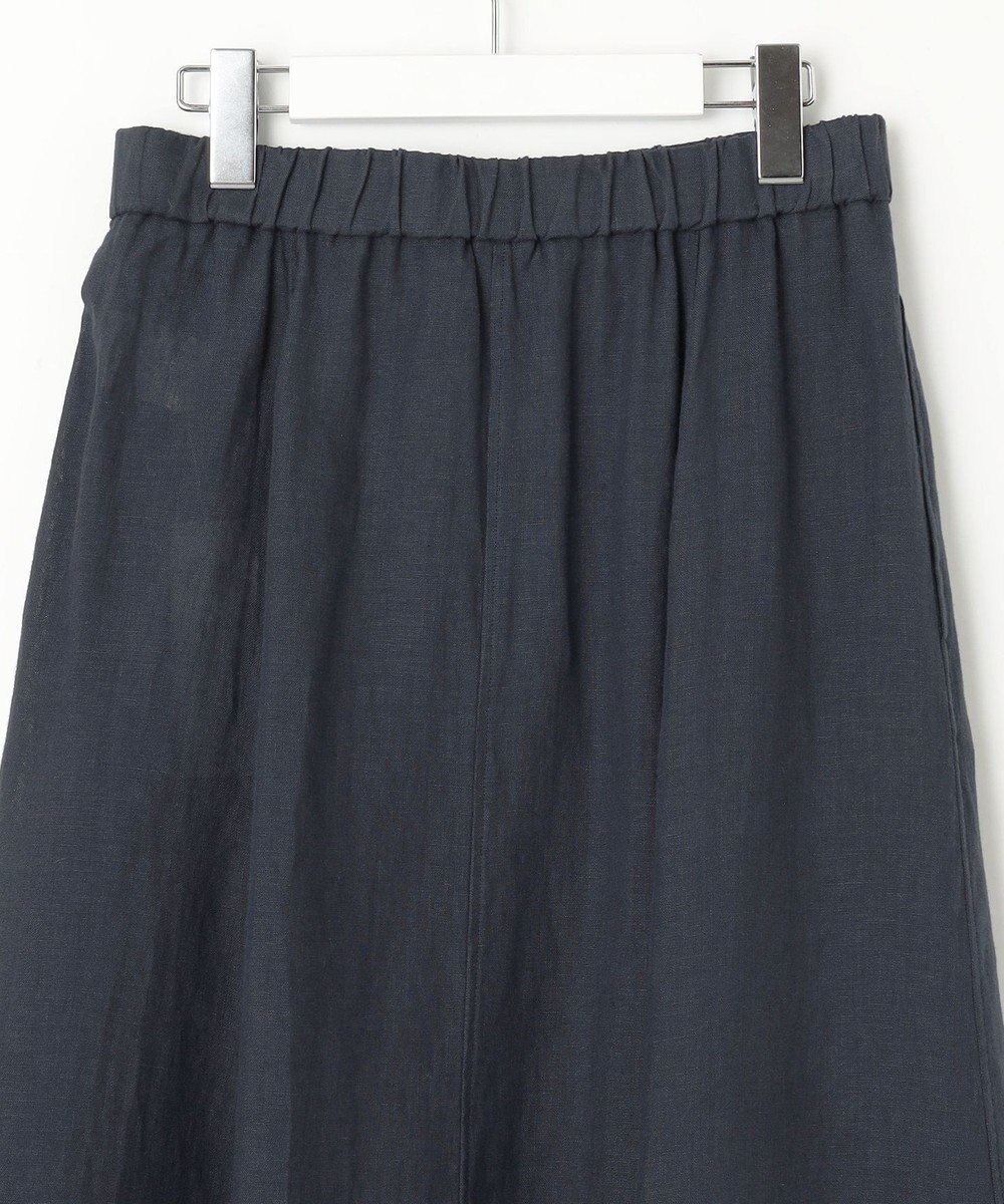 23区 L 【洗える】LIBECOリネン フレアスカート 