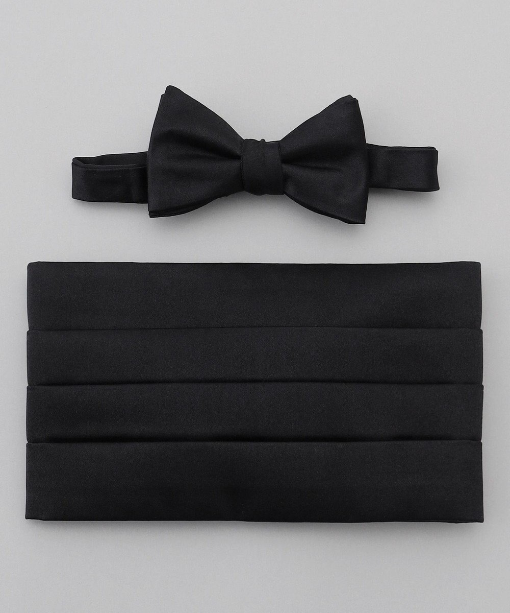 GOTAIRIKU 【WEAR BLACK】フォーマル用 ボウタイ カマーバンドセット 