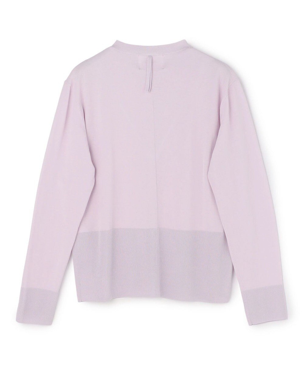 BEIGE， JULIE / コットンシルク クルーネックカーディガン 