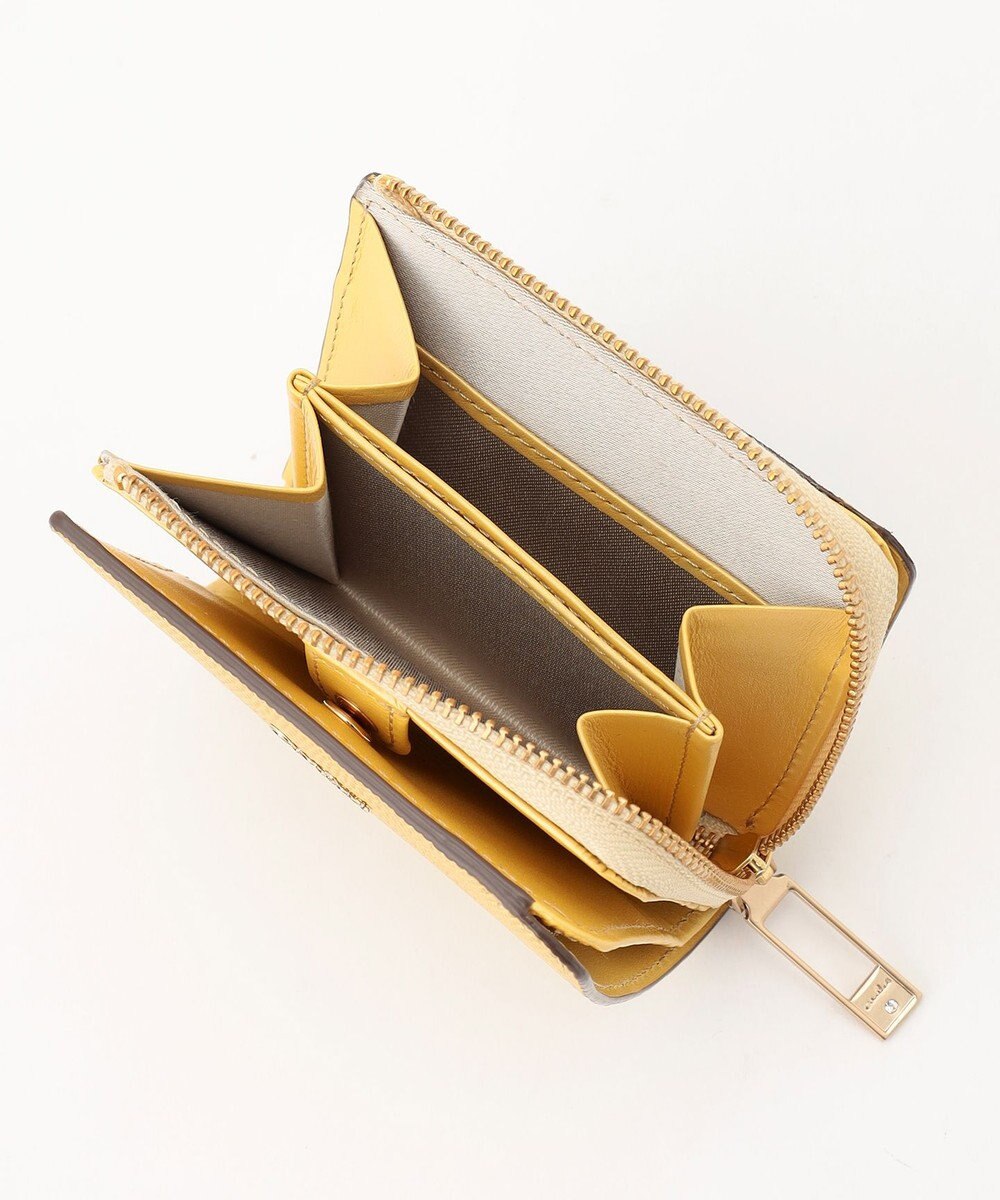 airlist 【コンパクト・上品】Lファスナー二つ折り財布  LUNA  Metallic  ルナメタリック 