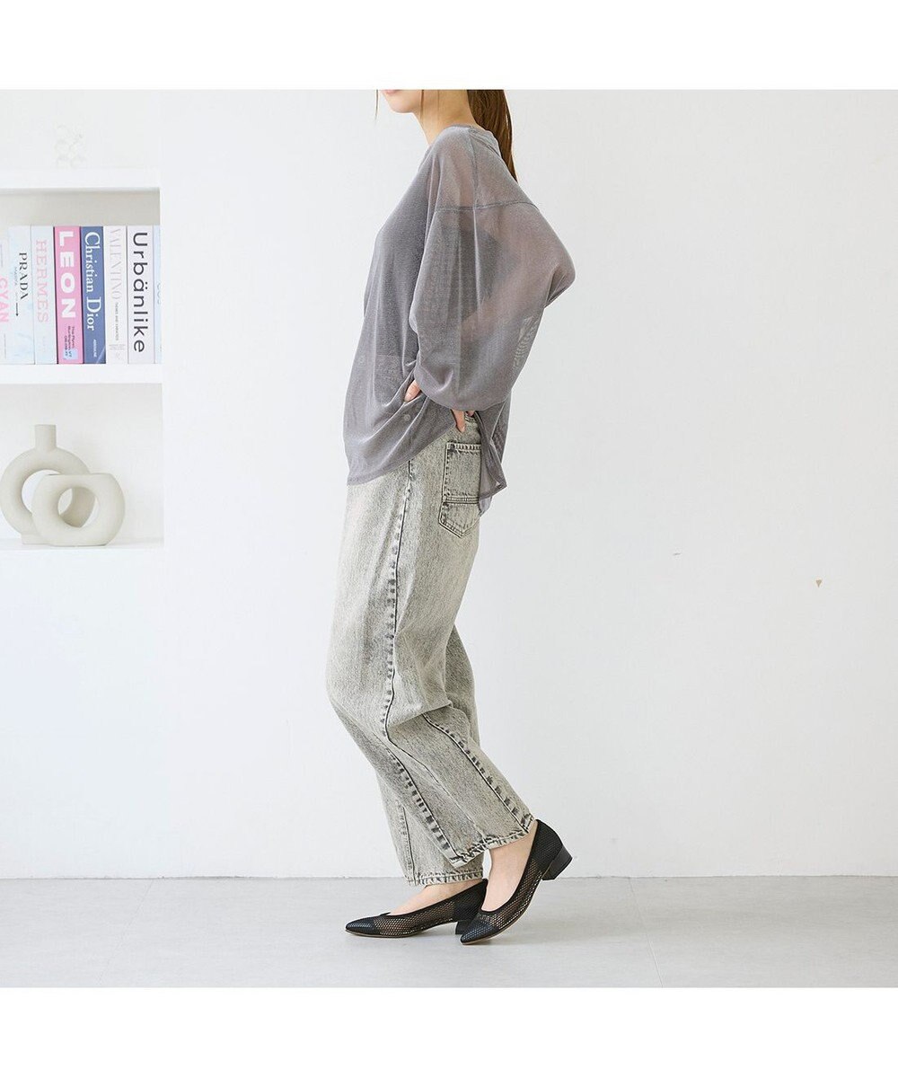 MODE ET JACOMO <carino>ポインテッドトゥメッシュパンプス 