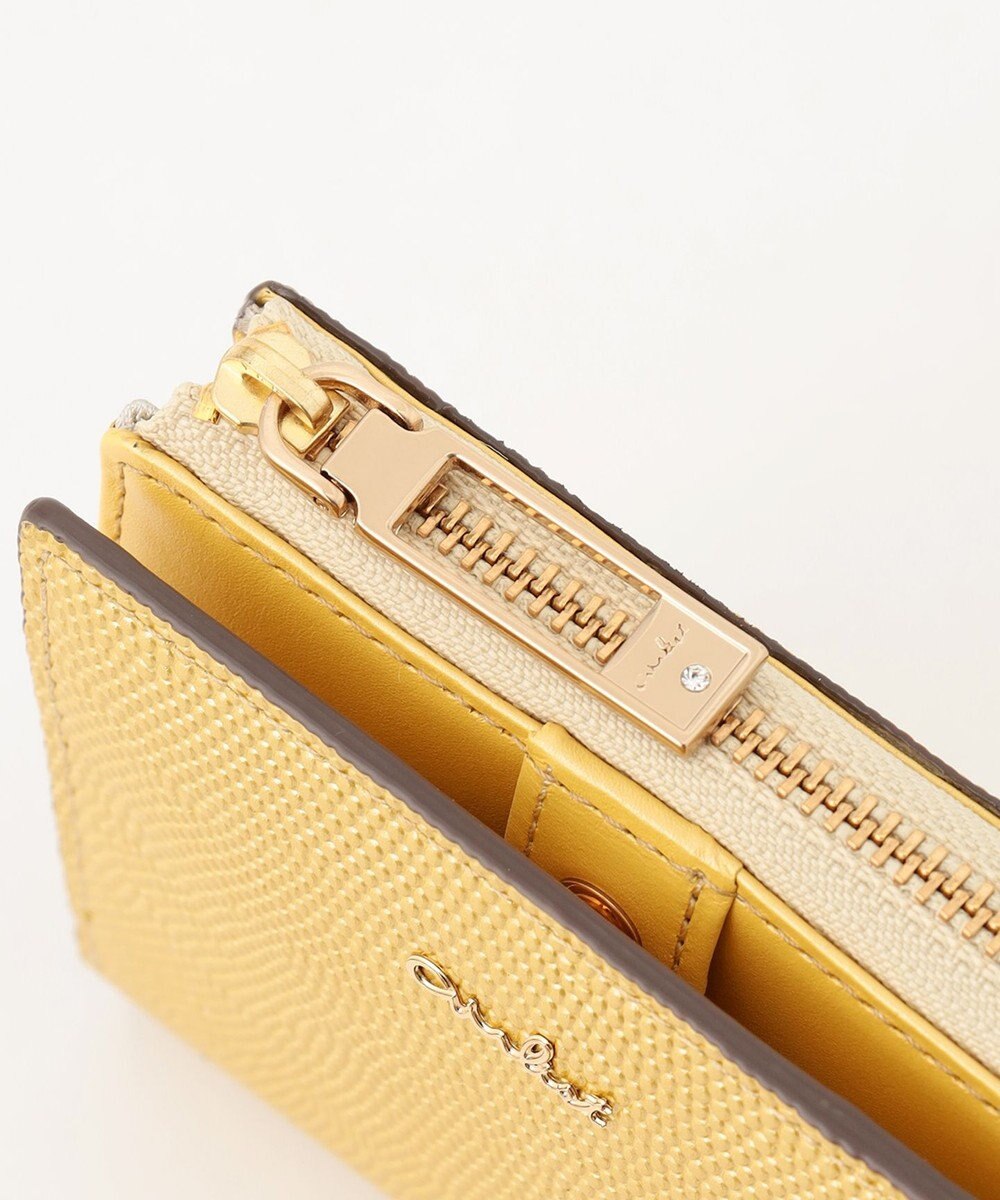 airlist 【コンパクト・上品】Lファスナー二つ折り財布  LUNA  Metallic  ルナメタリック 