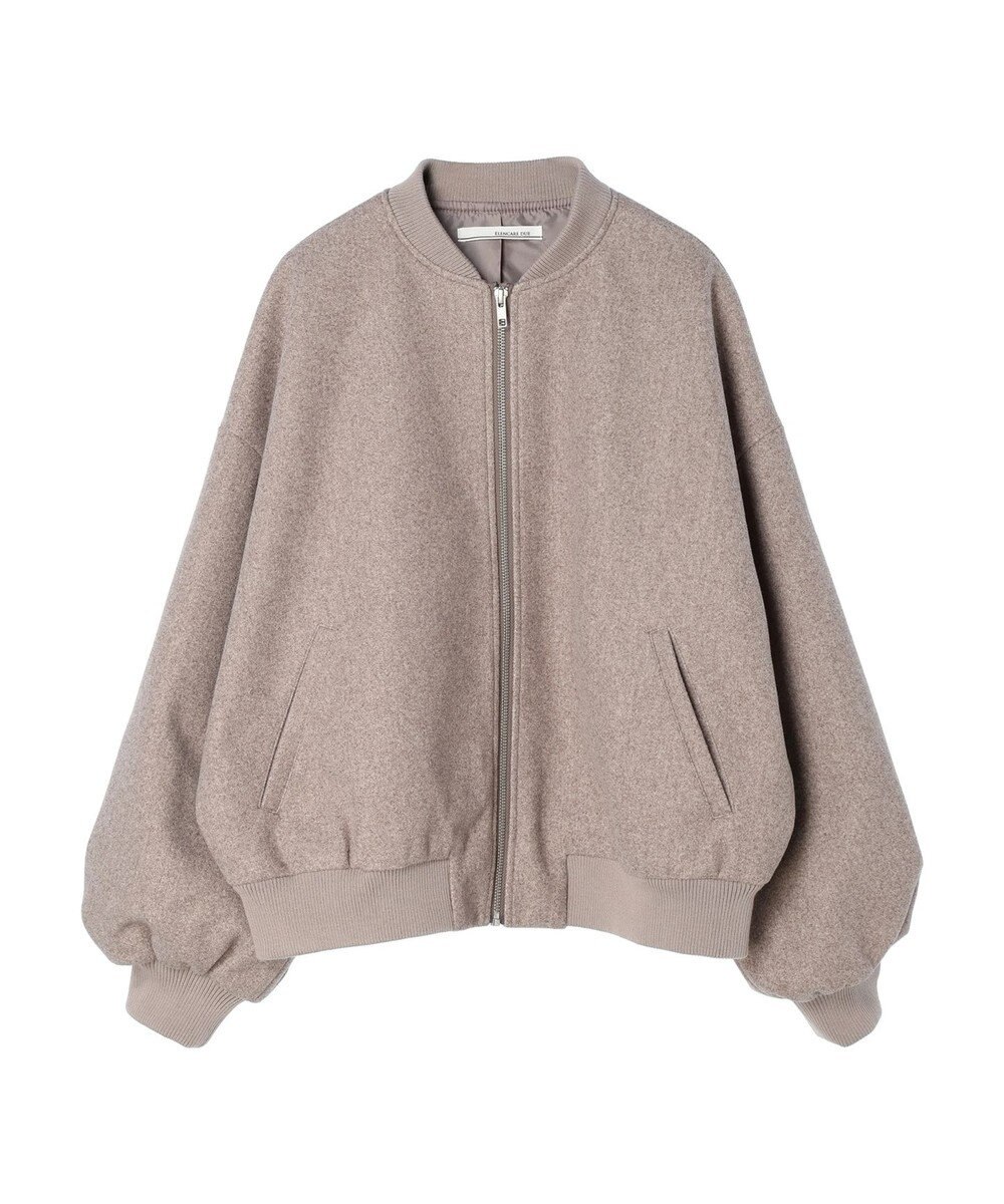 Green Parks ・ＥＬＥＮＣＡＲＥ　ＤＵＥ　ウールライクブルゾン 