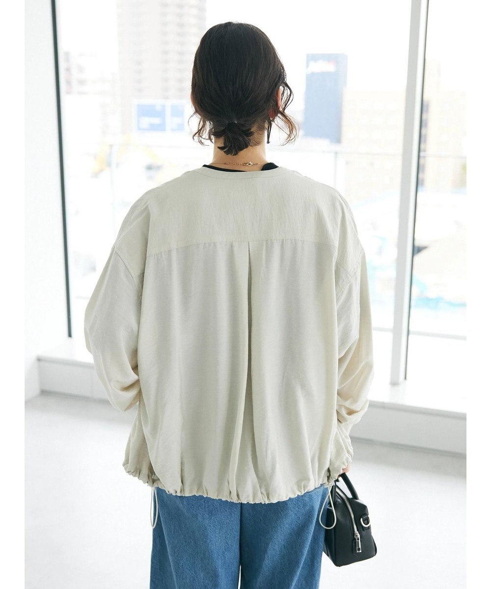 CRAFT STANDARD BOUTIQUE レーヨントロミ羽織りシャツ 