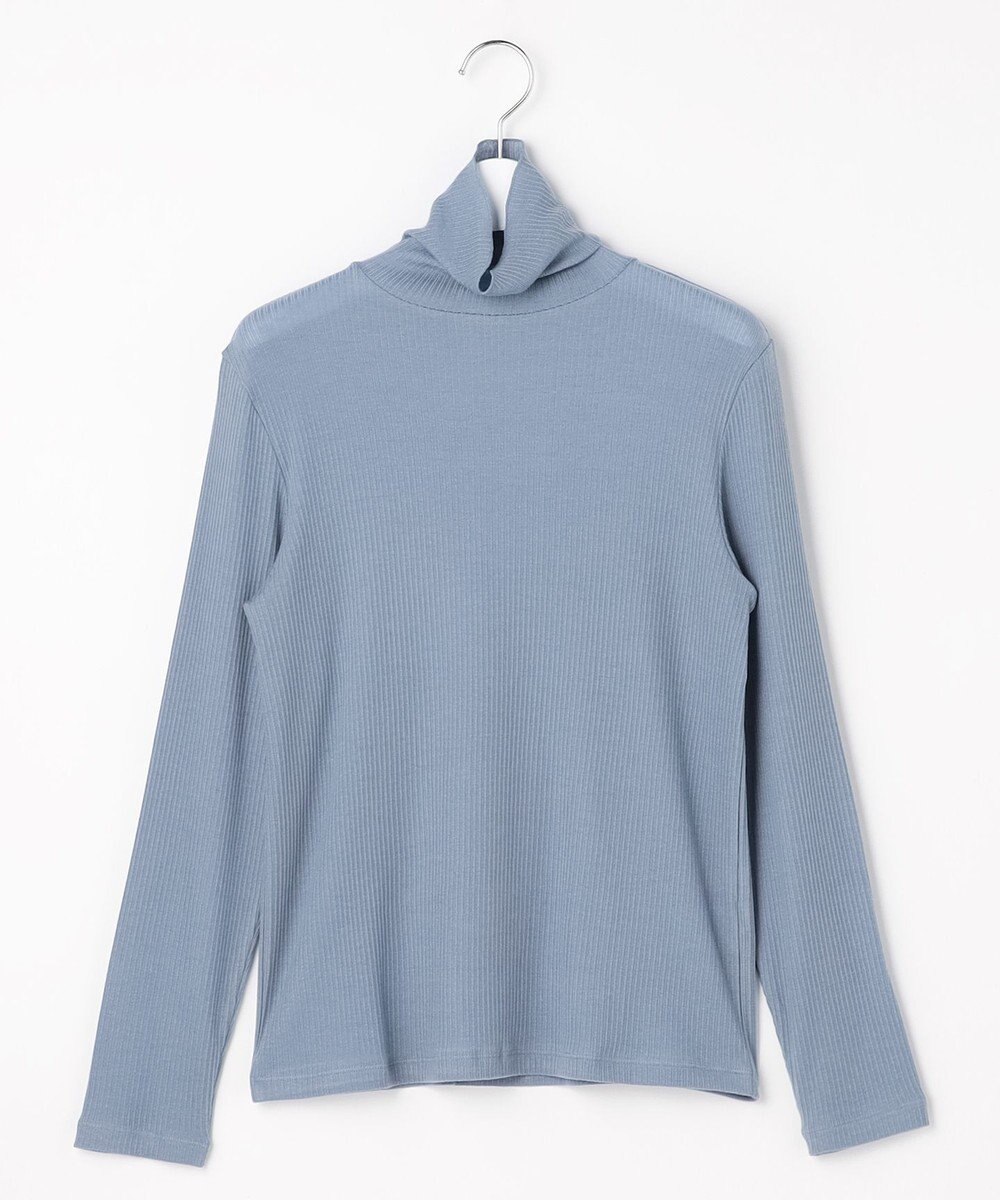 J.PRESS LADIES S カシミヤシルク シアーリブ タートル カットソー 