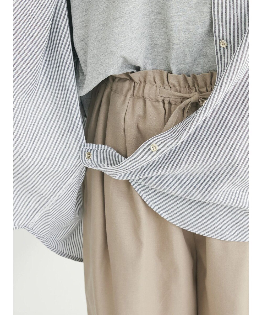 Green Parks リネンレーヨン２ｗａｙシャツ 