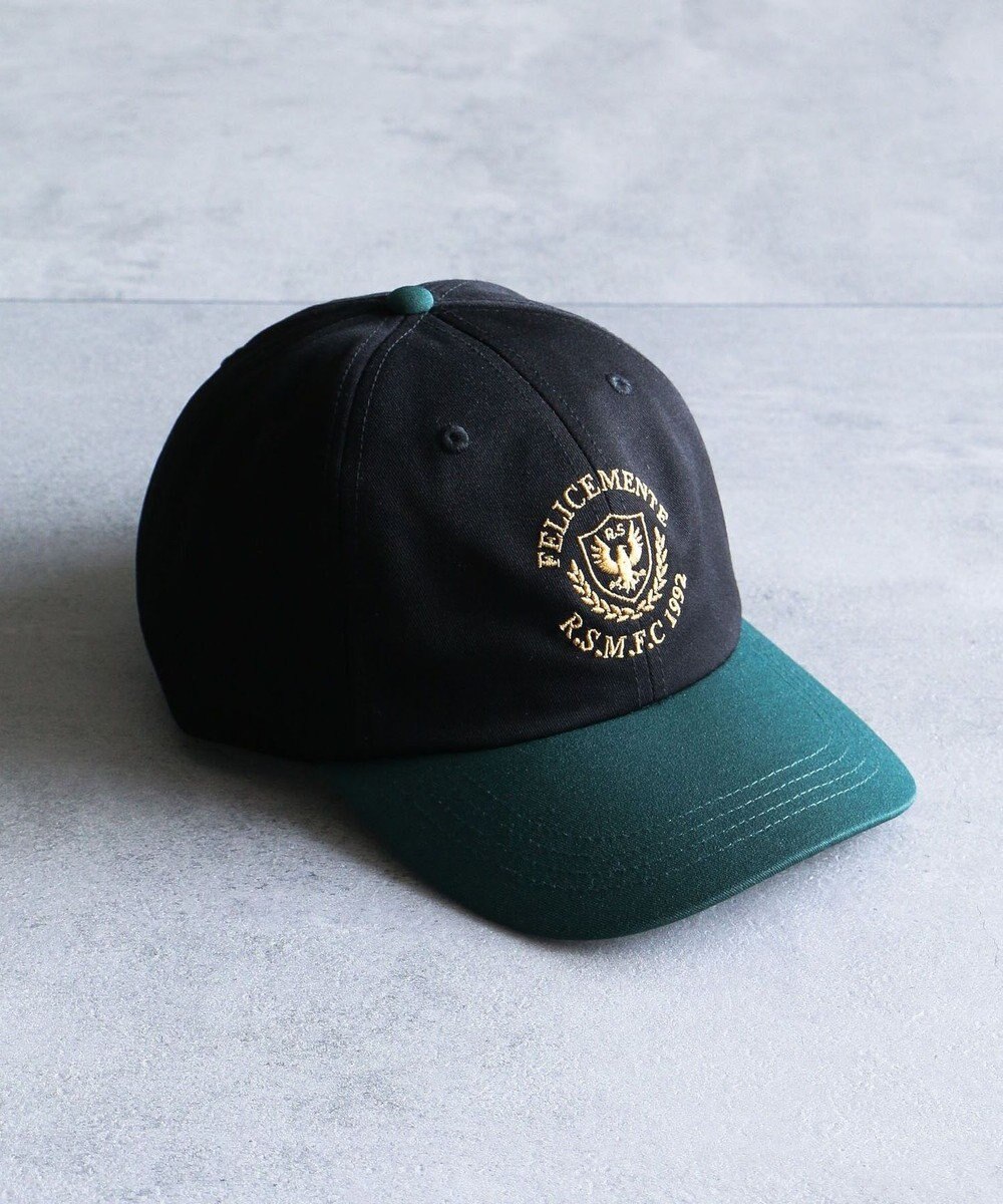 CRAFT STANDARD BOUTIQUE エンブレム刺繍バイカラーキャップ 